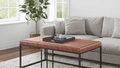 test-riley-indoor-brown-faux-leather-multi-function-entry-bench-table - Autonomous.ai
