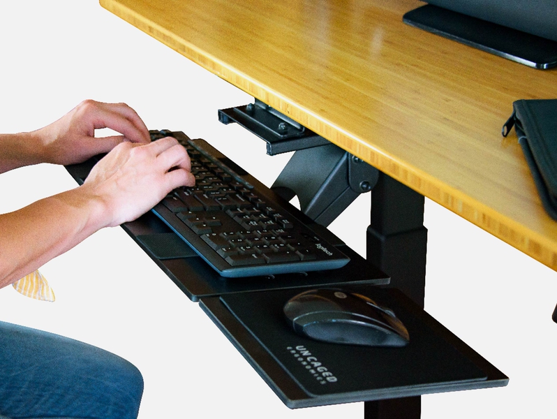 Uncaged Ergonomics KT1 Under-Desk Keyboard Tray