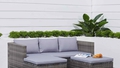 DVG VIFAH Daytona Vintage Outdoor Corner Sofa: with cushion and footstool - Autonomous.ai