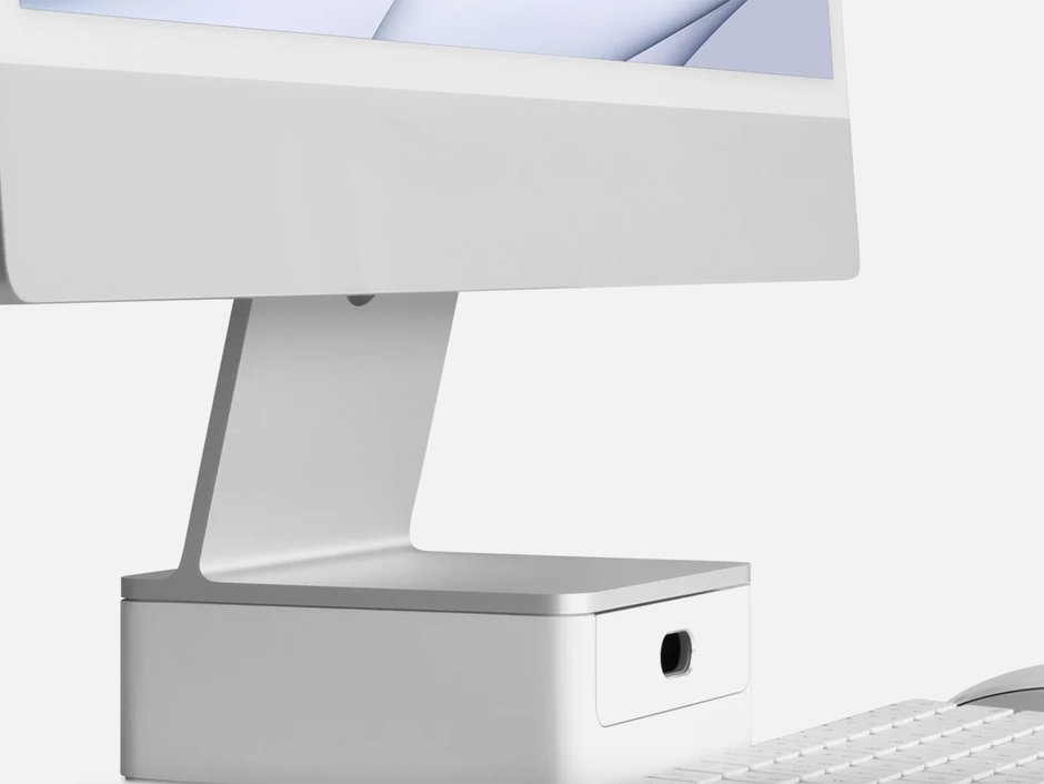 Rain Design Inc mBase for iMac 24" White: The iMac matching stand.