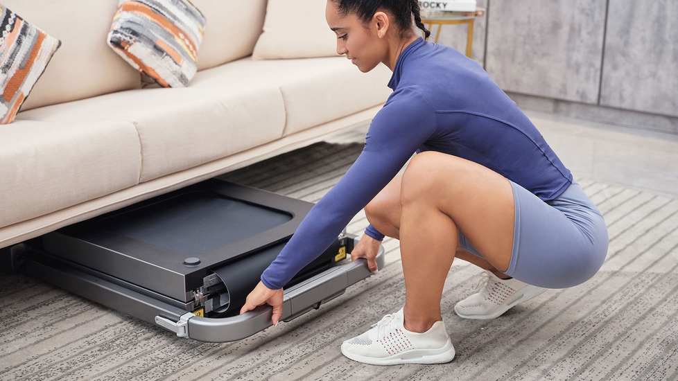 WalkingPad R2 Treadmill Running and Walking A Truly Foldable That Takes 90%  Less Space