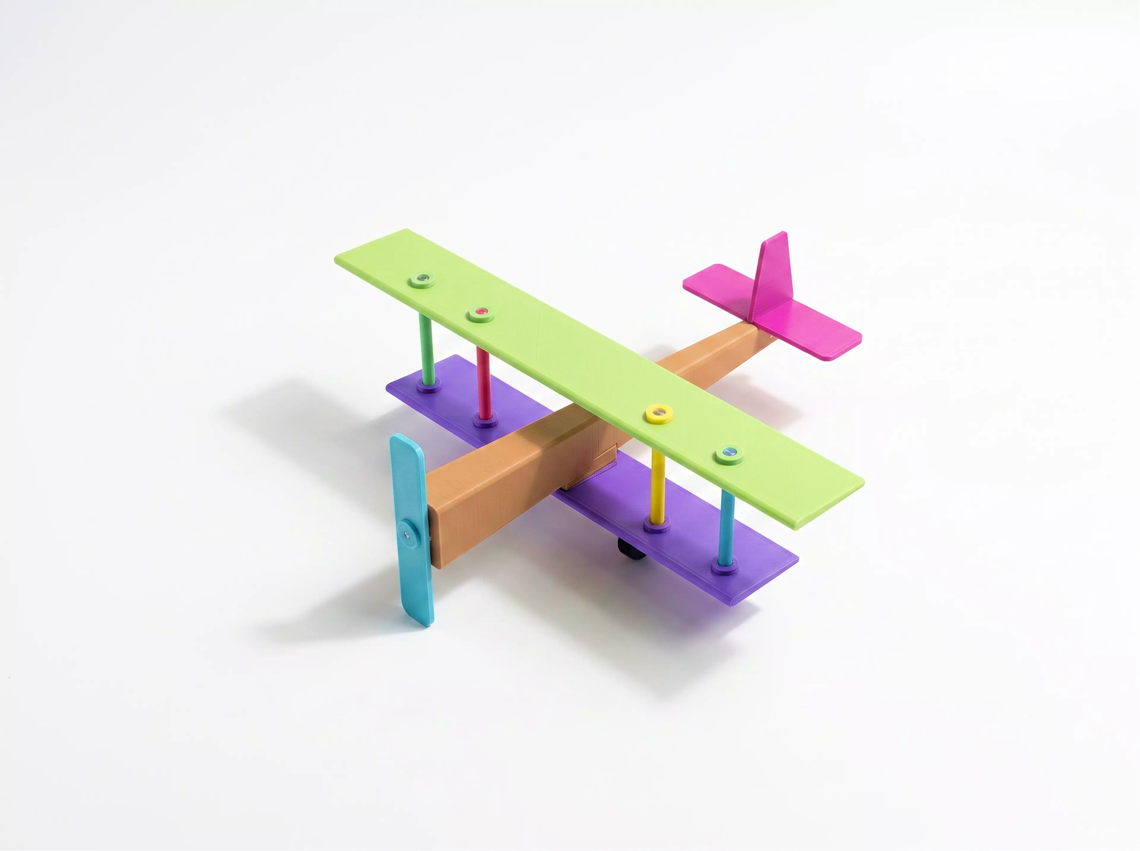 Pocket-size Rubber-band-powered Vintage Biplane: a Two-wing Hand-launch Glider w