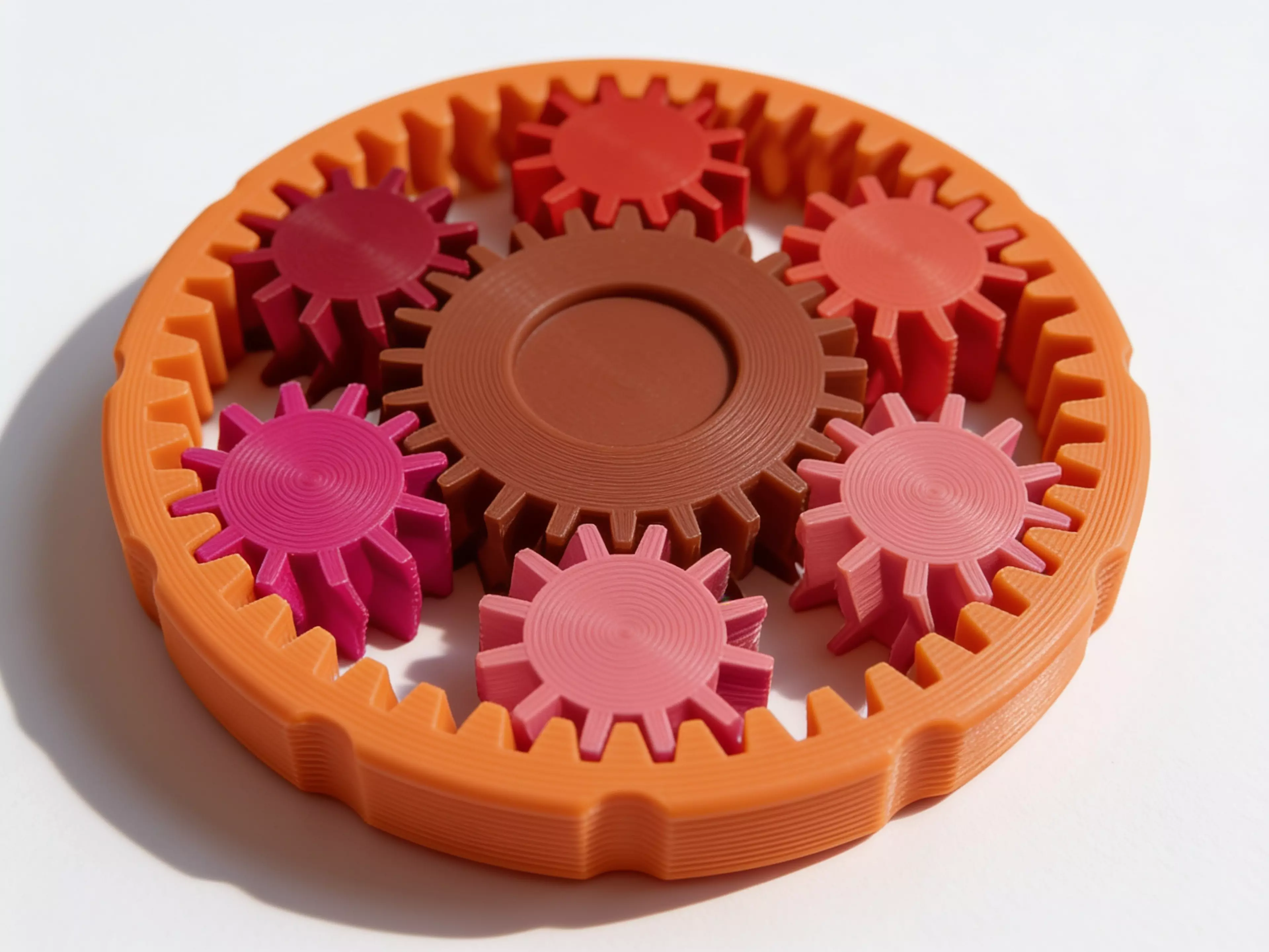 Fidget Spinner Planetary Gear System
