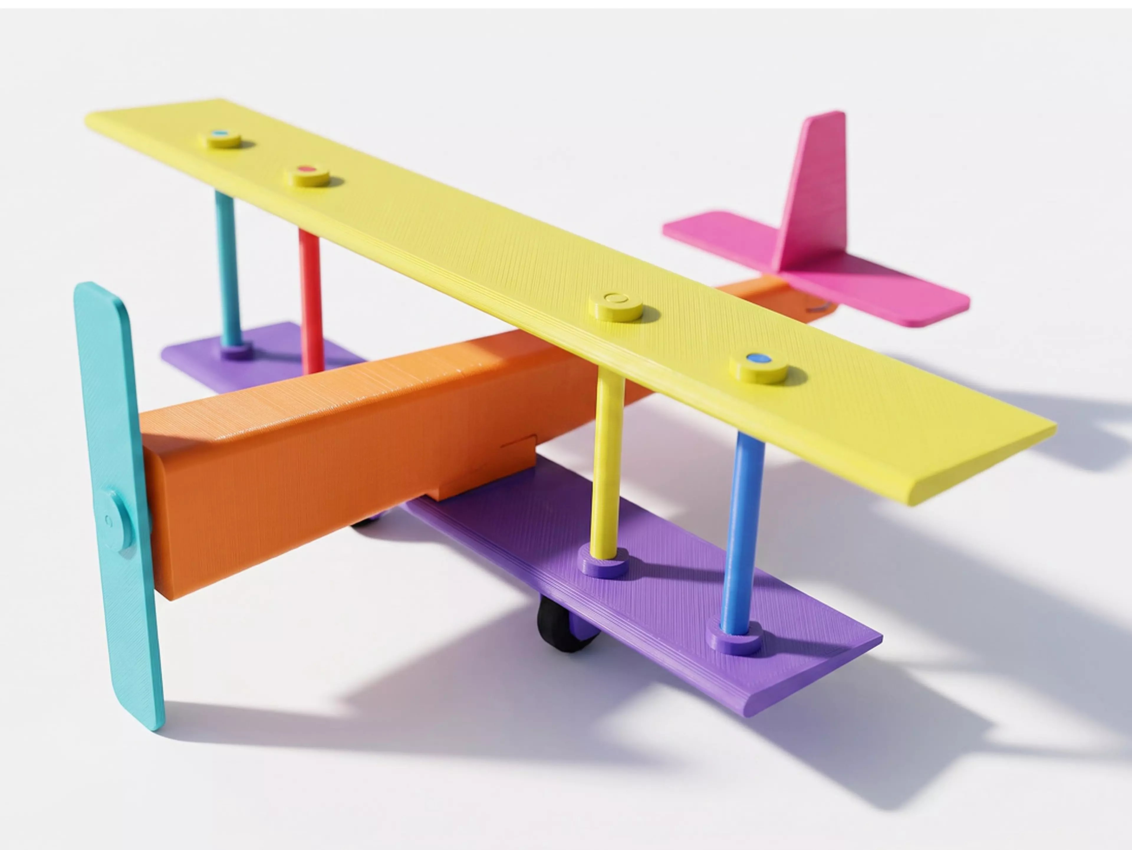 Pocket-size Rubber-band-powered Vintage Biplane: a Two-wing Hand-launch Glider w