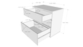 nomad-desk-3-drawer-cabinet-combo-white-and-birch-plywood - Autonomous.ai