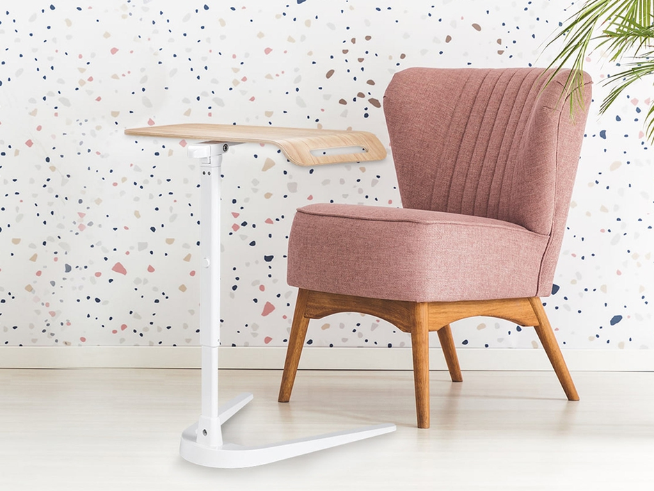 Modernsolid Folding Table: Height-adjustable