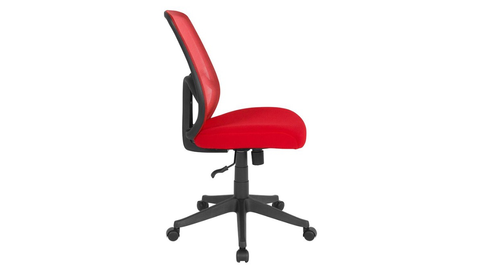 High Back Red Mesh Office Chair