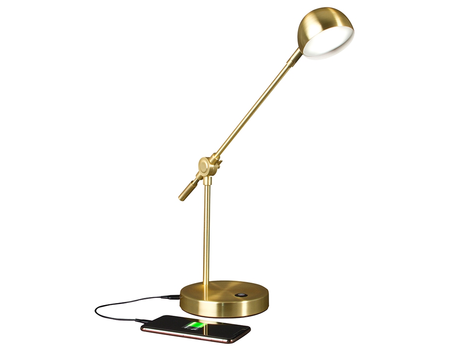 OttLite OttLite Direct LED Desk Lamp: USB Port