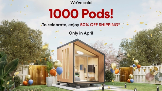 Join the 1000 Pod celebration today and get 50% OFF shipping