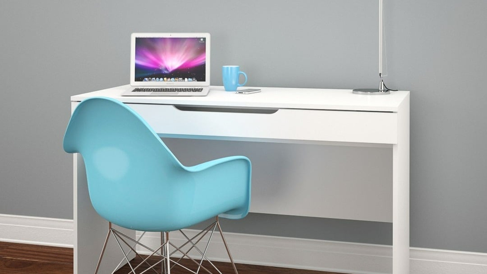 Nexera Arobas Desk with Drawer: Desk - Autonomous.ai