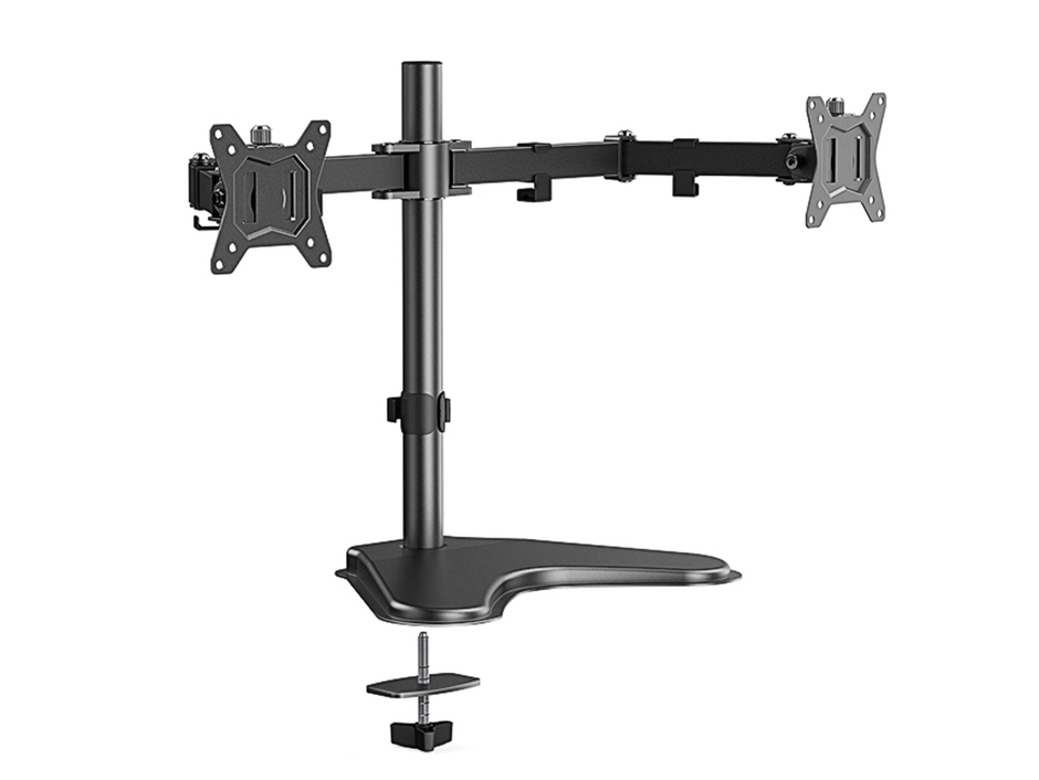 ErgoAV Motion Desk Stand for Dual Monitors: For 2 Monitors 13" to 32"