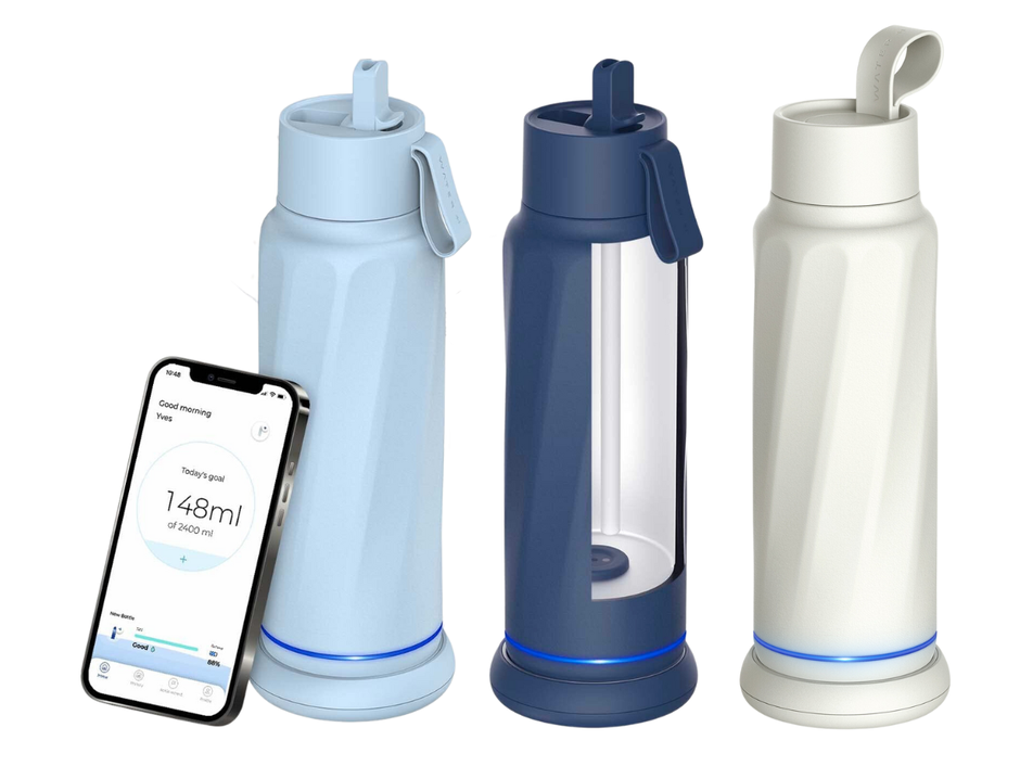 WaterH Smart Bottle: Tracks, Remind & Analyzes Water