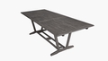 renaissance-outdoor-wood-patio-extendable-table-dining-set-extendable-table - Autonomous.ai