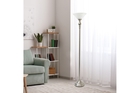 all-the-rages-classic-1-light-torchiere-floor-lamp-brushed-nickel-white-shade