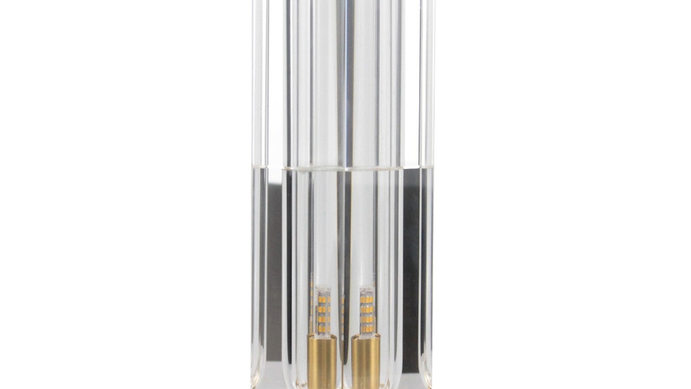 Lamp Depot Crystal Bedside Table Lamp: Tall Cuboid - Autonomous.ai