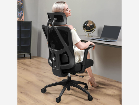 KERDOM Ergonomic Primy Office Chair: Adjustable Lumbar Support