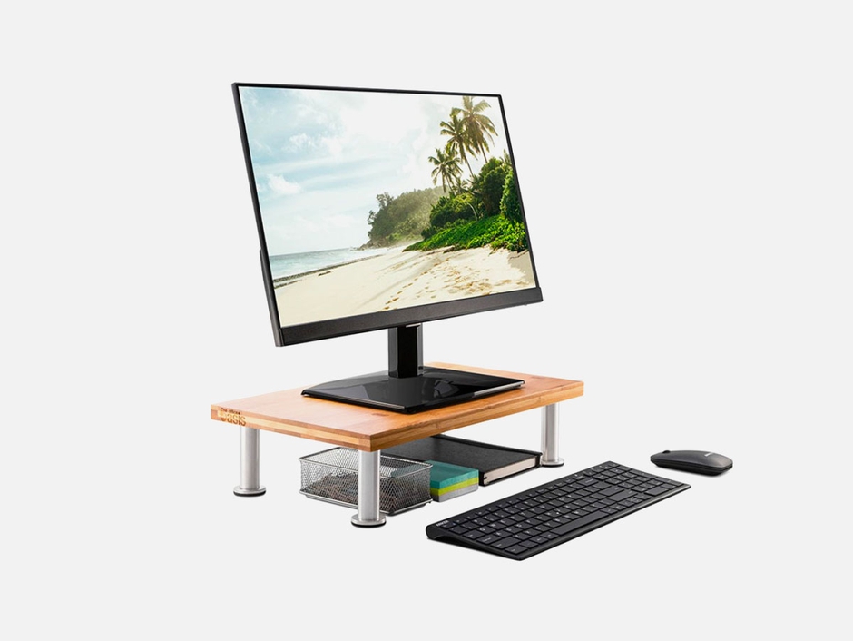The Office Oasis Bamboo Computer Monitor Stand: Lasts a Lifetime