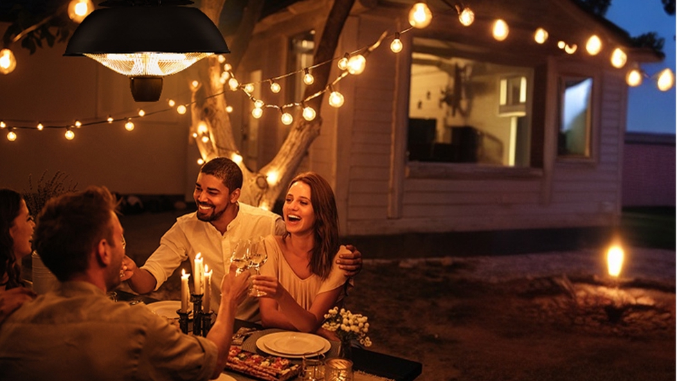 VIVZONE Outdoor Hanging Patio Heater: 1500W - Autonomous.ai