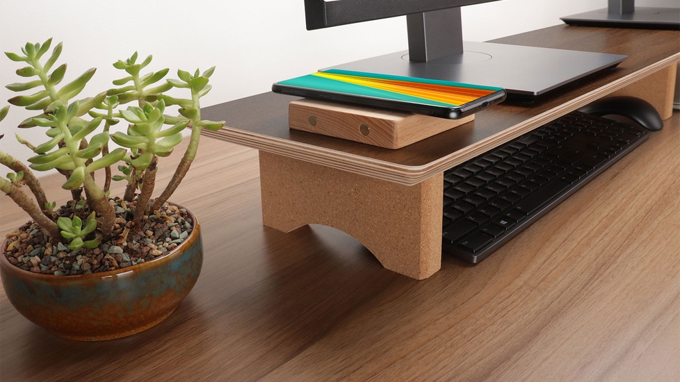 Aothia wooden desktop monitor stand riser