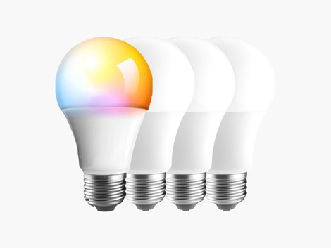 Eco4Life Smart LED Light Bulb with Color Changing & Dimmable, 4 Pack