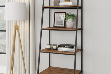 Indoor 5-Tier Open Ladder Shelf