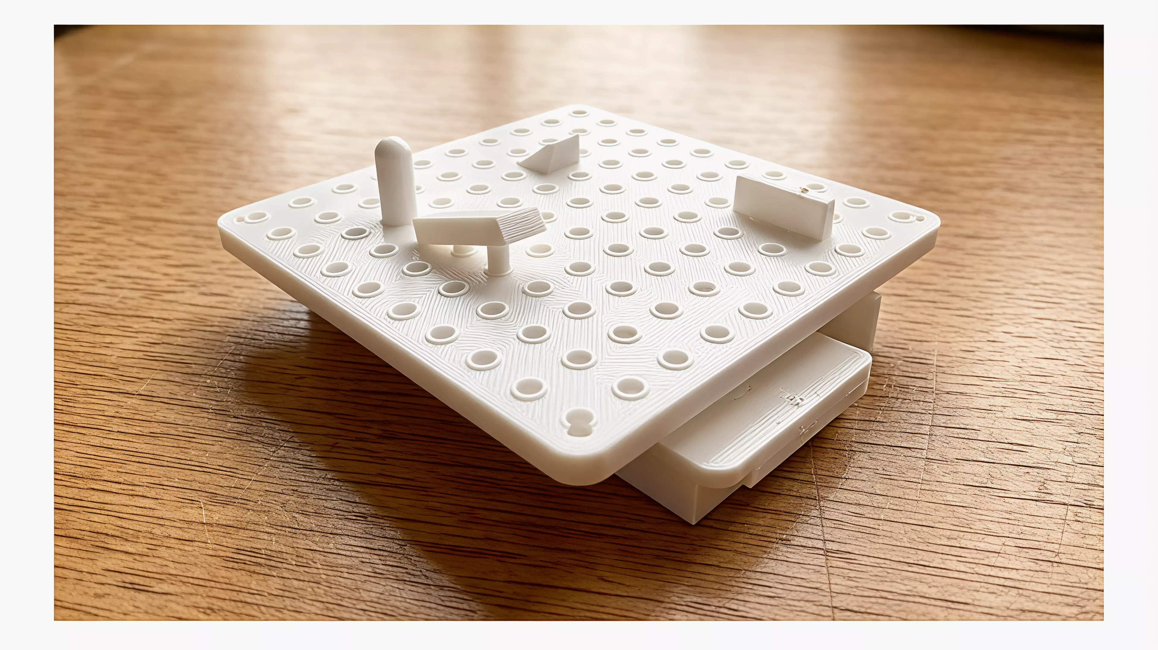 # ORACLE — Agent Build Spec (v1.0)

**Role:** I am the AI 3D-printing agent. My job is to design, validate, and print a
*reconfigurable chaotic ball-fall black box* that a 1–5 player deduction game (ORACLE)
can probe by dropping balls and reading exit chutes.

**Ground rule:** the game only works…