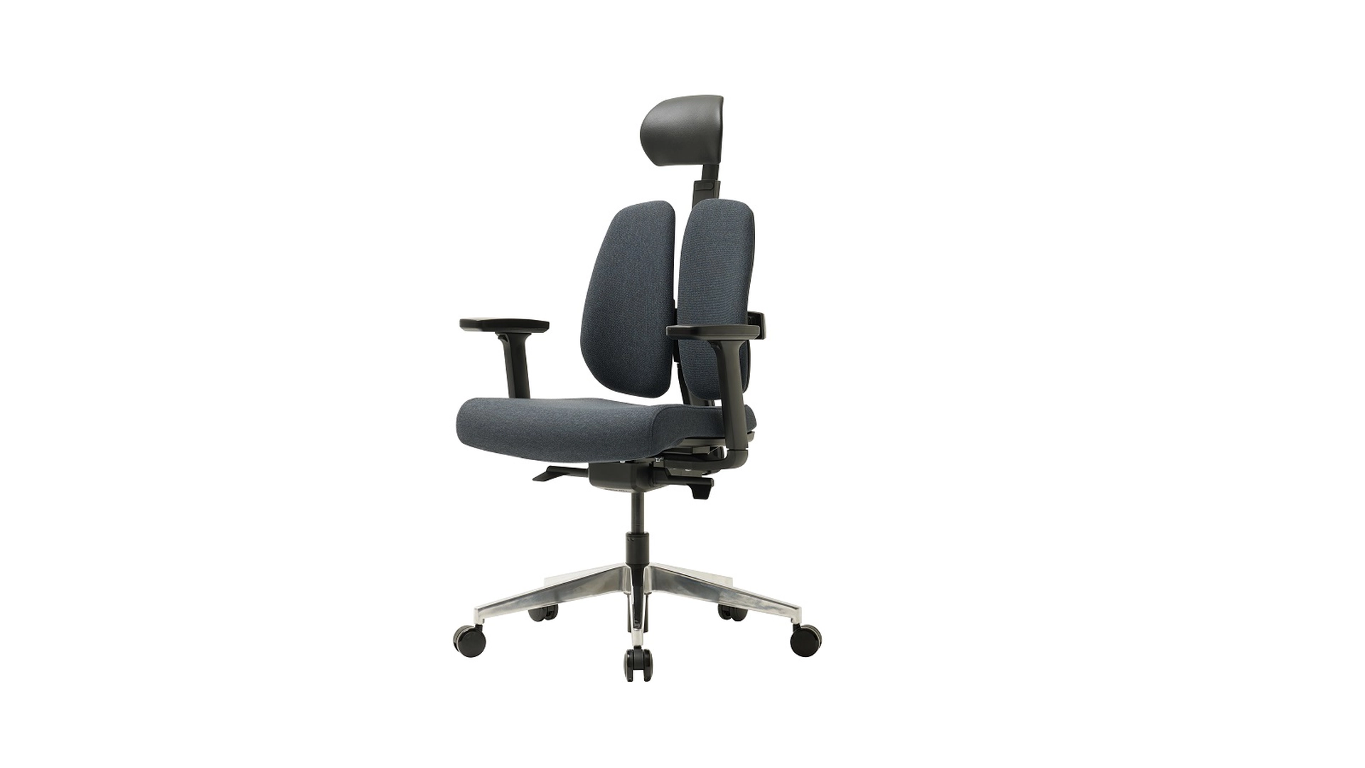 ErgoSpace Duo5: Ergonomic Chair with Patented Dual-Backrests