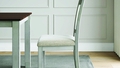 Ellsworth White Wood Upholstered Dining Chair (Set of 2) - Autonomous.ai