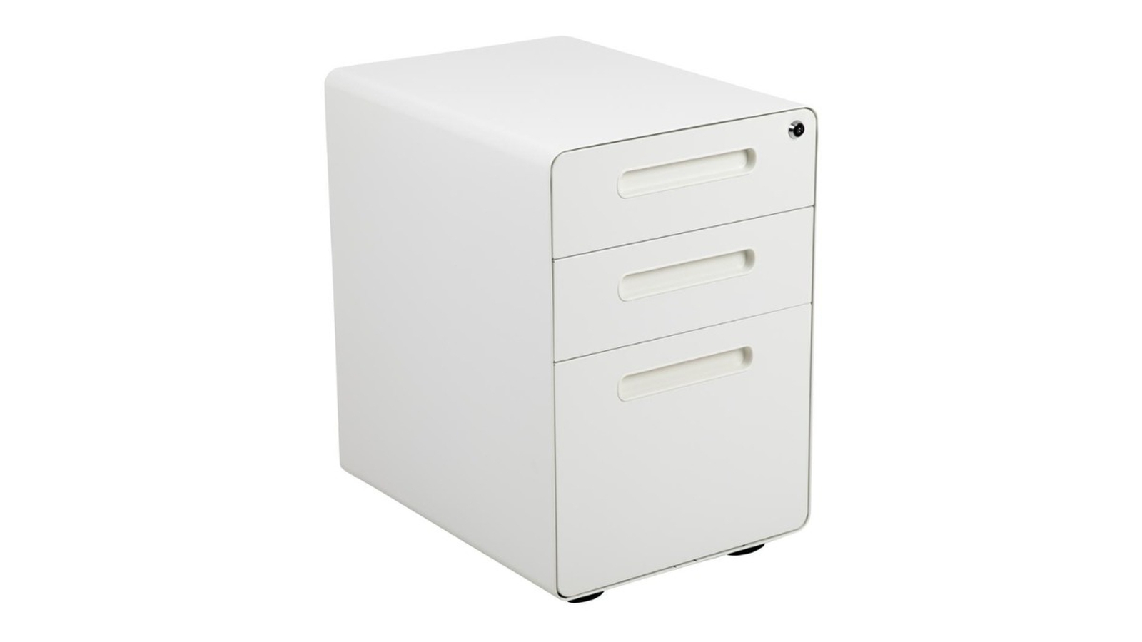 Modern White 3Drawer Filing