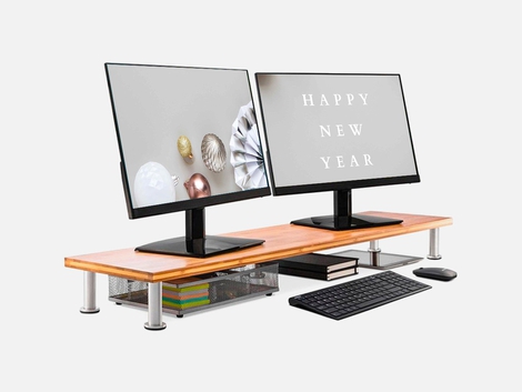 The Office Oasis Dual Monitor Stand