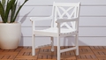 outdoor-4-piece-wood-patio-dining-set-with-4ft-bench-armchair-white - Autonomous.ai