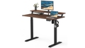 fenge-fd2-quick-electric-standing-desk-2-tier-desktop-walnut-brown - Autonomous.ai