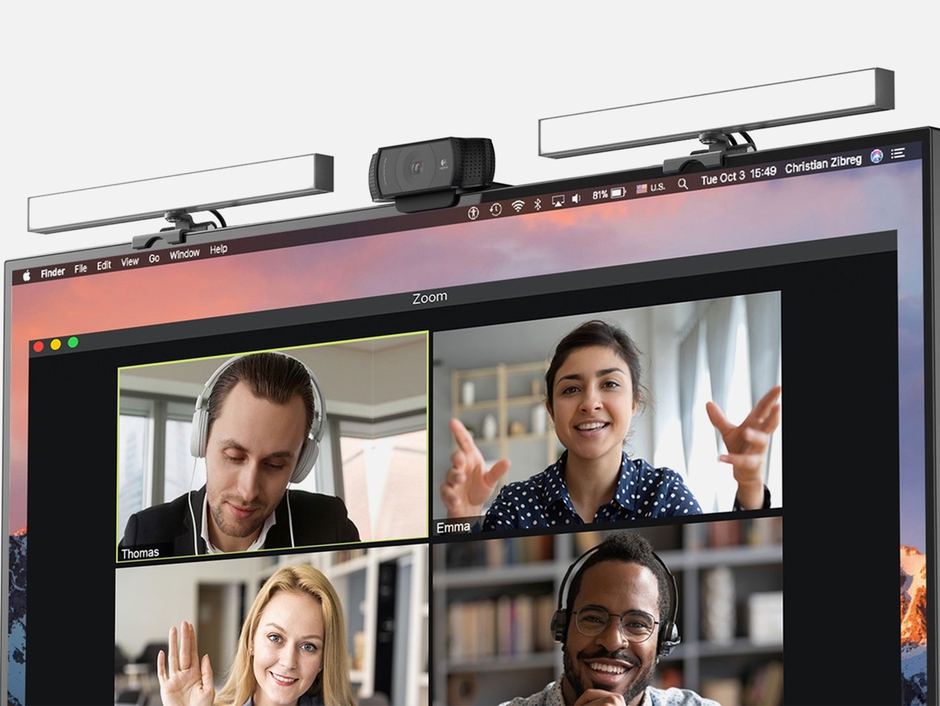 HumanCentric Video Light Bar: Expandable Up to Four Lights