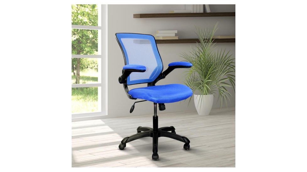 Trio Supply House Mesh Office Chair Flip Up Arms