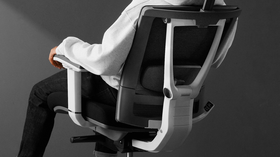 Cool Gray Ergonomic Office Chair - Autonomous ErgoChair Pro