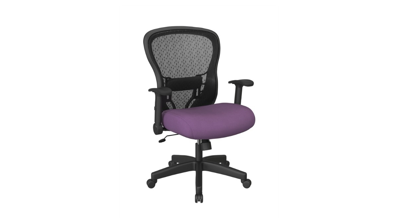 Deluxe R2 SpaceGrid Back Chair with Memory Foam Mesh Seat Chair