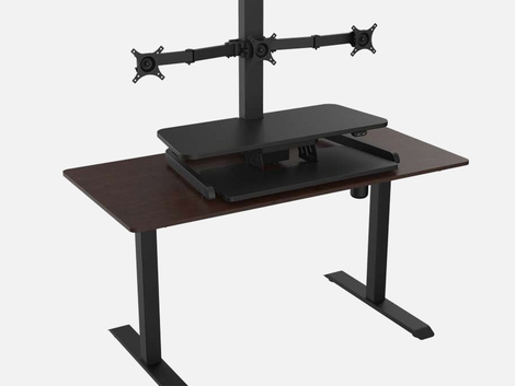 Northread Triple Monitor Electric Sit Stand Workstation