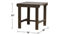 dvg-vifah-2-piece-garden-wood-adirondack-and-table-set-vintage-style-side-table - Autonomous.ai