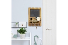 all-the-rages-chalkboard-sign-with-key-holder-and-mail-storage-brown-black