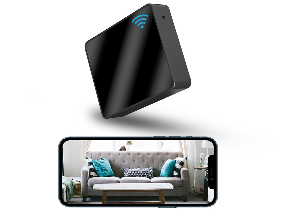 Lizvie Mini Blackbox Covert WiFi Hidden Camera: Video & Audio Recording
