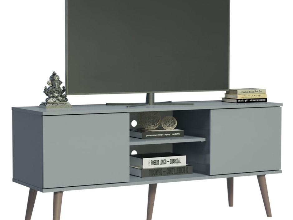 Madesa TV Stand with 2 Doors for TVs up 55 Inches
