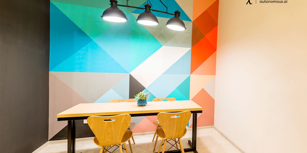 Decorate Your Office with Geometric Wall Ideas