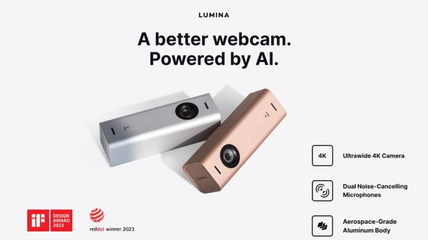 Lumina 4K AI webcam