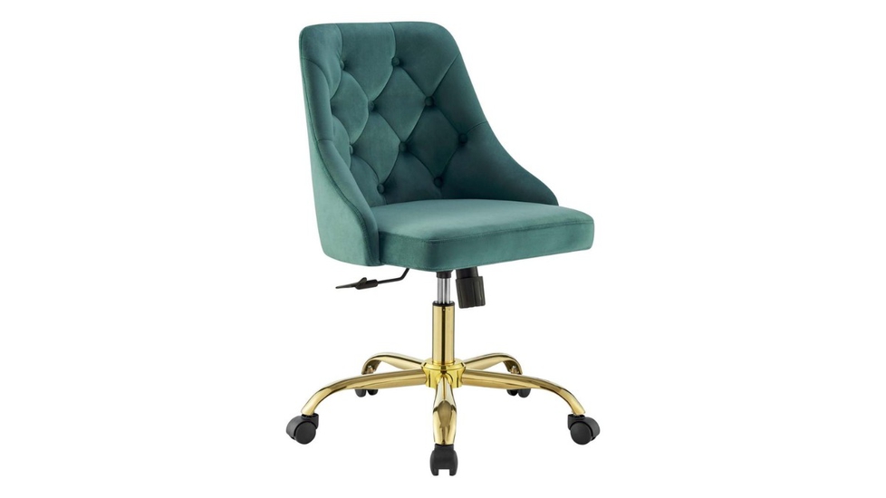 Trio Supply House Distinct Tufted Swivel Velvet Chair - Autonomous.ai