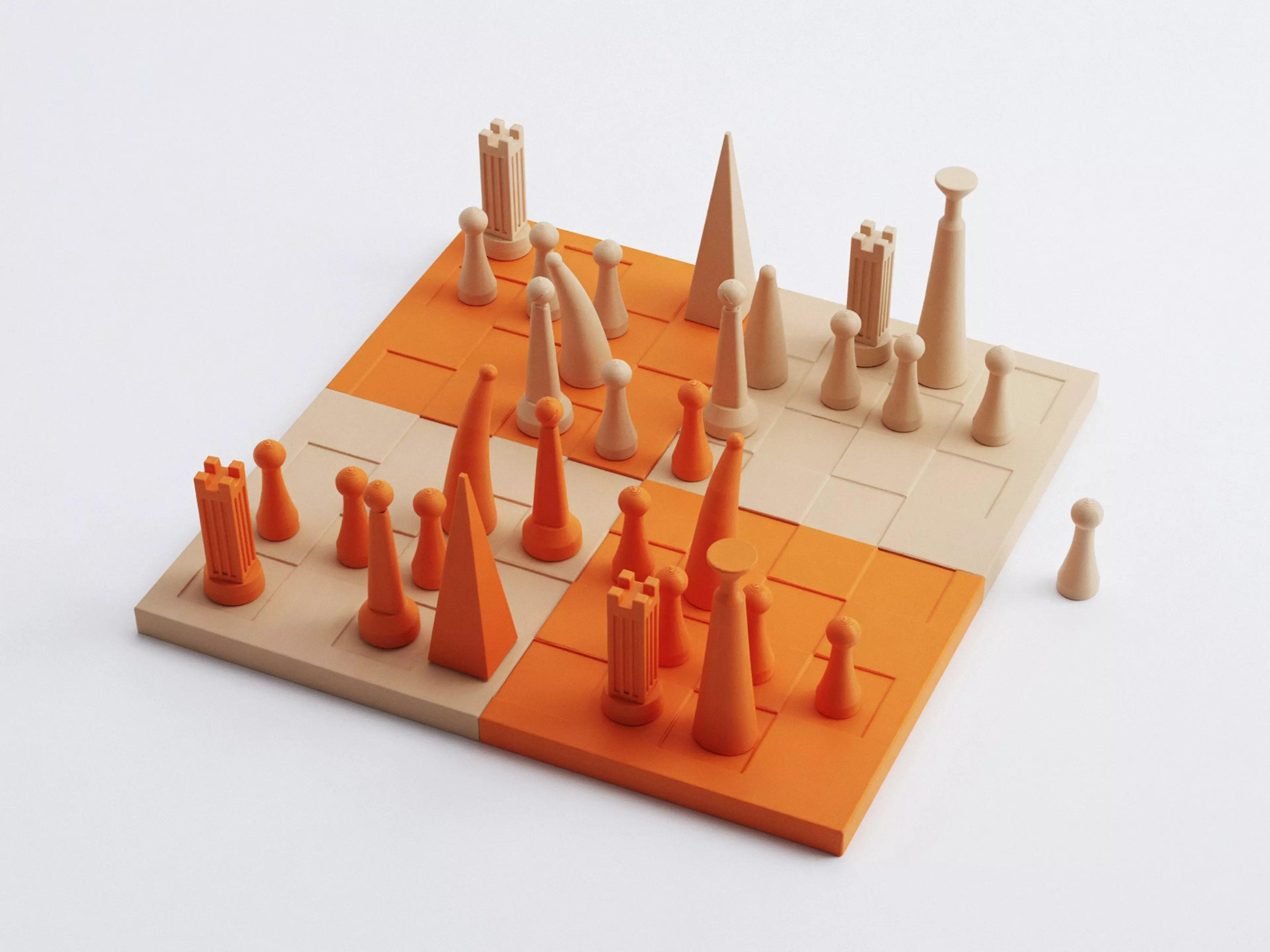 San Francisco Chess Set (F), printed: photo 3 of 5