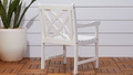 outdoor-4-piece-wood-patio-dining-set-with-4ft-bench-armchair-white - Autonomous.ai
