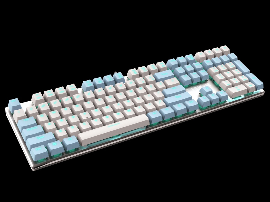 GAMDIAS HERMES M5-BLUE Gaming Keyboard: ICE IN YOUR VEINS