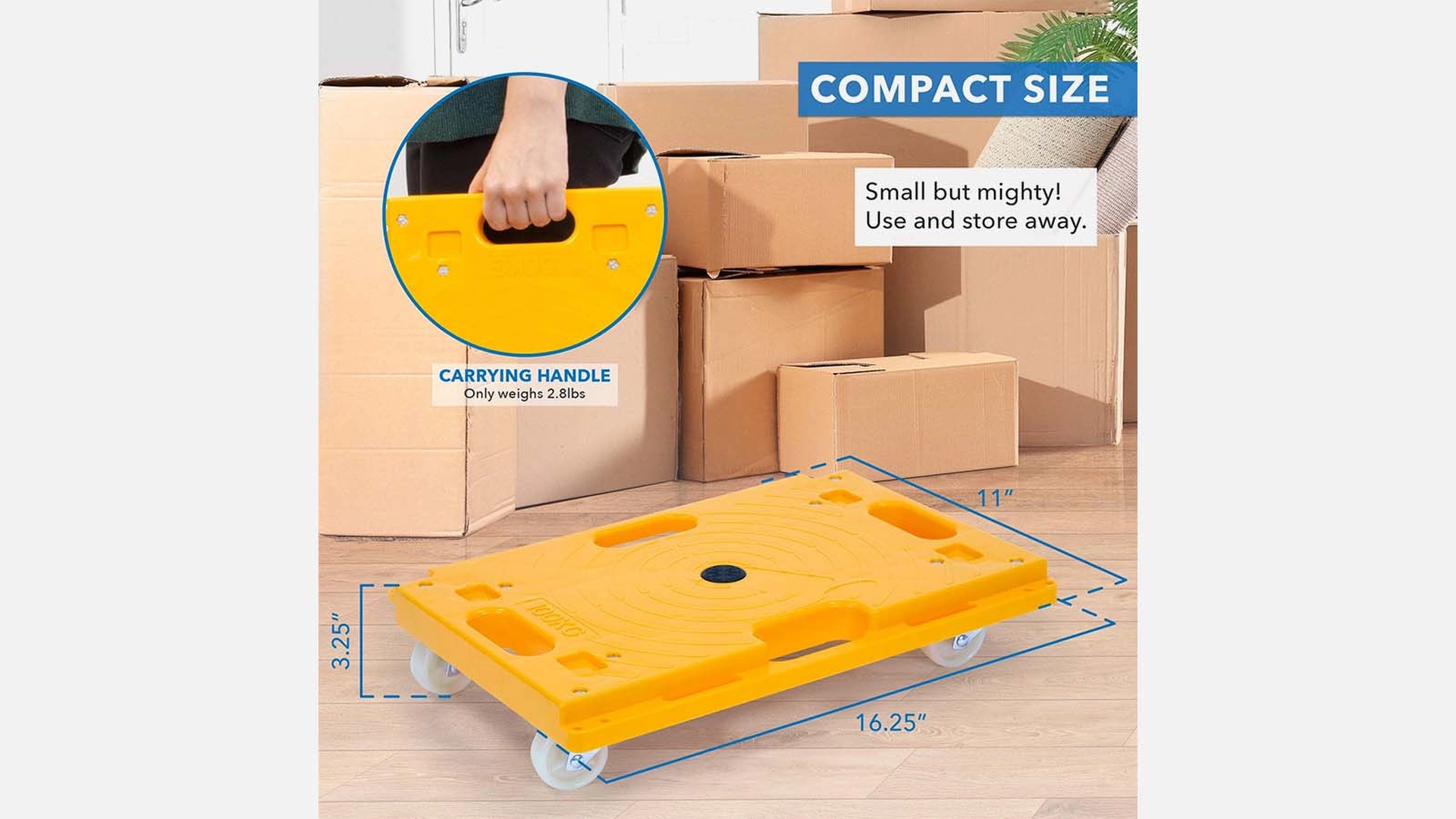 Mount-It! Small Platform Mover Dolly