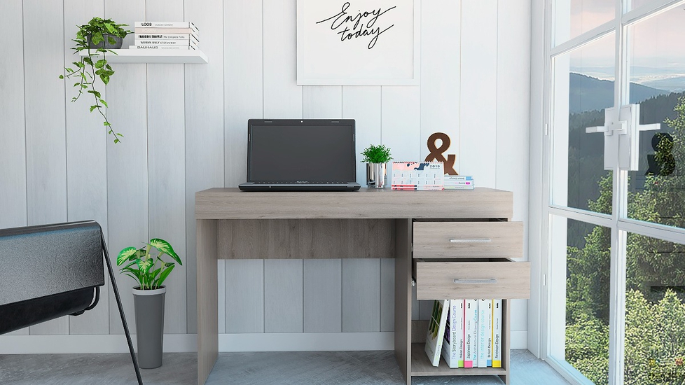 Austin 2 store drawer desk