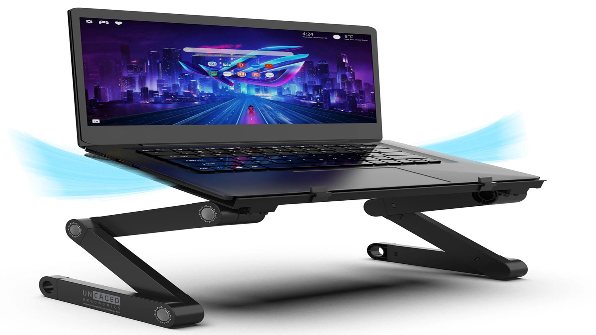 WorkEZ Professional Laptop Riser on Desk